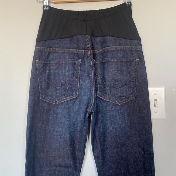CITIZENS OF HUMANITY Jeans Crop Maternity Phoebe Skinny Scorpio - Picture 3 of 4